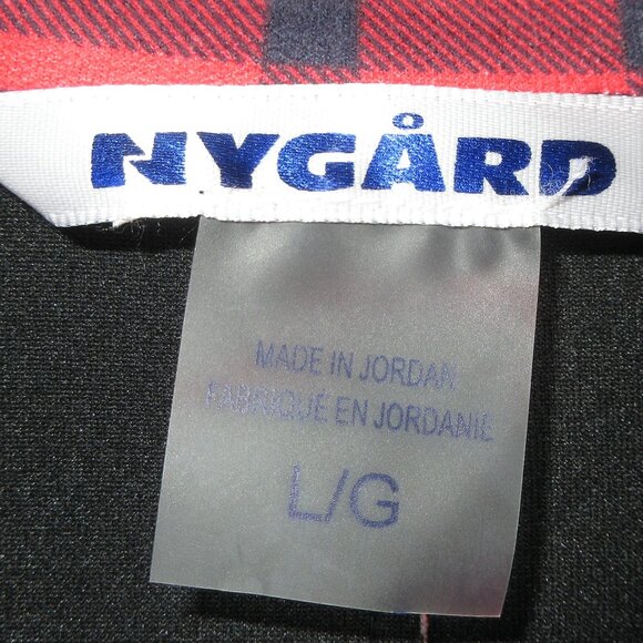 Women’s Nygard Navy & Red Plaid Spring Jacket Size L. New with Tags - Picture 3 of 8